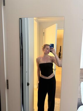 Urban outfitters black Bandeau strapless top